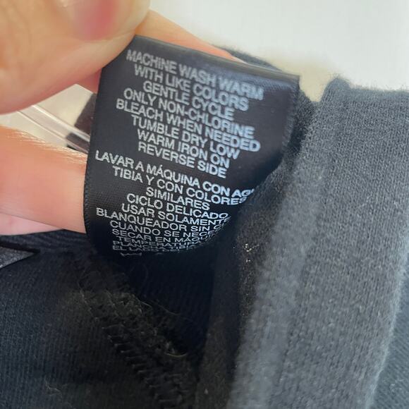 Norma Kamali Hooded Athletic Dress Black Zip Front Athleisure Sporty Mini NWT S - Picture 6 of 8